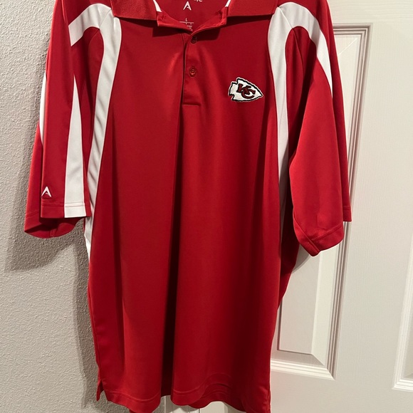 NWOT Antigua Large Chiefs Red Polo - Picture 2 of 6